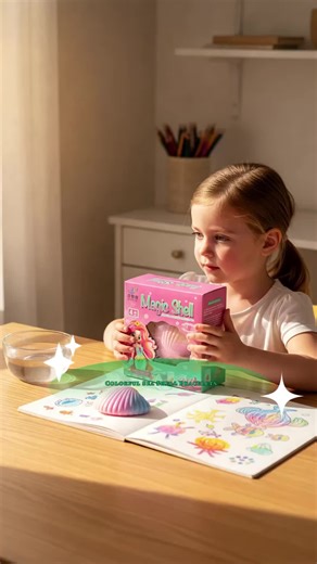 Soaking in water to hatch bracelets toys colorful sea shell girl surprise bracelet blind box, expanding and expanding creativity