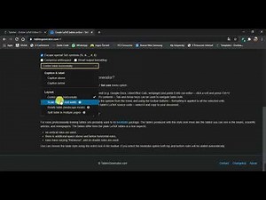 Utilizando Table Generator para criar tabelas no LaTeX