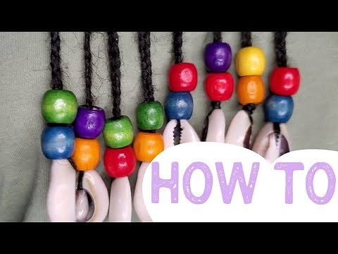 How To Put Beads and Shells In Braids