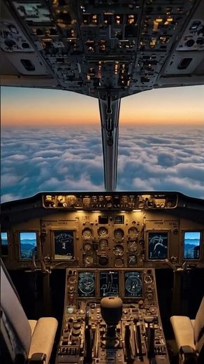 Flying at 30,000ft – Just Listen | Jet Engine Sound, Cockpit Ambience & Sky ASMR