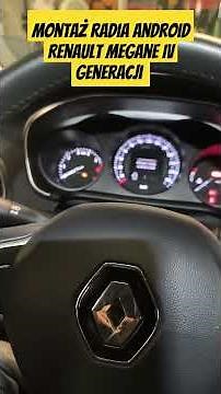 Megane IV android radio installation