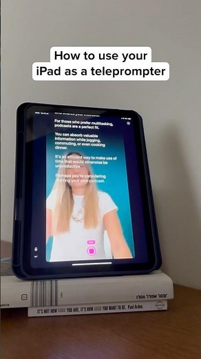 How to use your iPad as a teleprompter