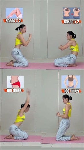 4 selected exercises to reduce belly fat while sitting. #workout #workout #homeworkout #sports #abs