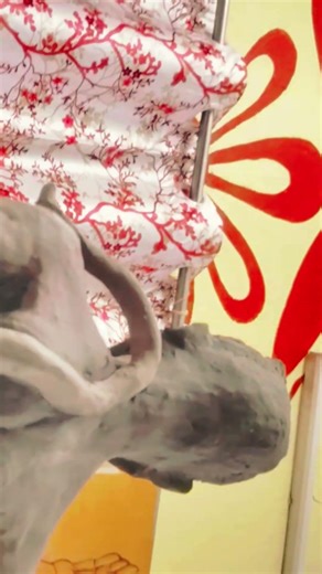 making of hanuman idol #hanuman #explore #art #festival #tranding #hanumanjayanti #hanumanstatue