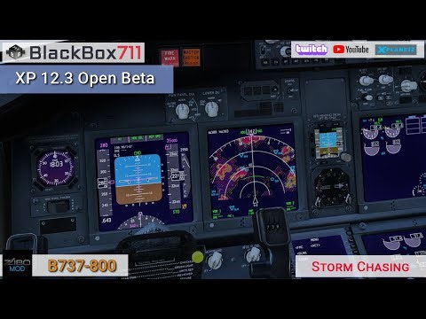 XP 12.3 Open Beta | Zibo 737-800 Update - Testing new Weather Radar