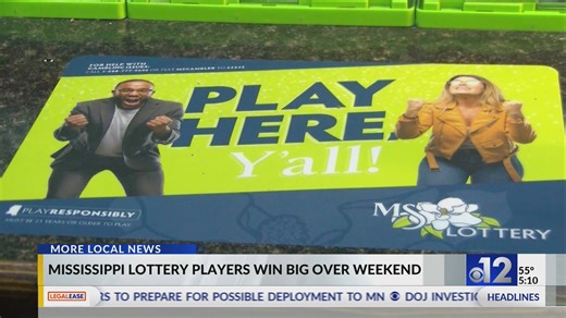 Mississippi Lottery sees Powerball, MS Match 5 winners