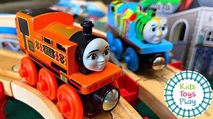 15K views · 237 reactions | More wooden railway track builds coming your way! Liam decided to make a city out of the train track, so we brought in many Thomas destinations, including the Bell Tower, Knapford, Vicarstown, Wellsworth and SO many risers! | Kids Toys Play | Facebook