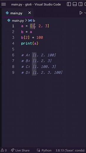 Which Output Is Correct?? #python #programming #coding