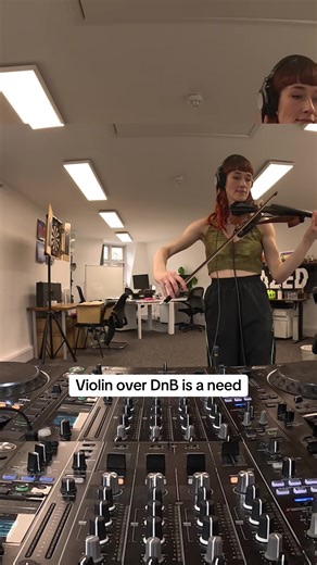 Emotional Violin Beats in Drum and Bass Rave