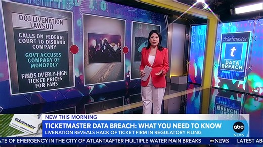 7.4K views · 26 reactions | Ticketmaster confirms data breach. Ticketmaster’s parent company, Live Nation, confirmed it found “unauthorized activity” on its database on May 20. https://gma.abc/3Kj8UFW | Good Morning America | Facebook