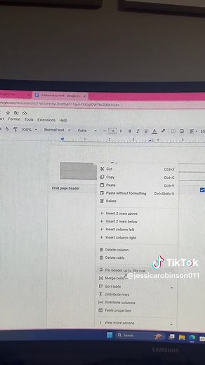Google Docs Header Tutorial for Aesthetic Notes