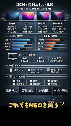 Is the MacBook Neo worth buying? The difference between the Air and Pro is shocking...