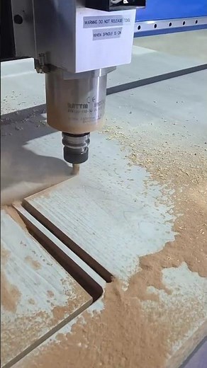 🚀 Watch this wood vanish… CNC power. #MartensCNC