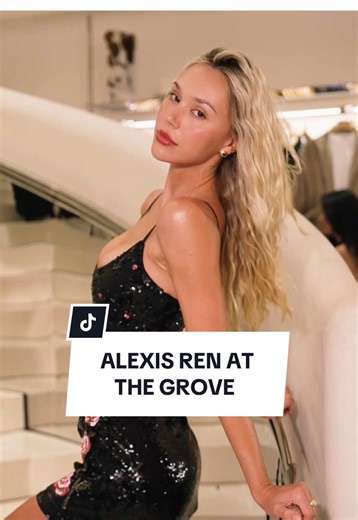 An opening night done right 🍾🪩 @Alexisren at our REVOLVE & FWRD flagship celebration at @The Grove in the ultimate sequin moment ⭐️💕 Come shop REVOLVE pieces IRL now! 👀 #revolve #alexisren #thegrove #revolveflagship #fyp