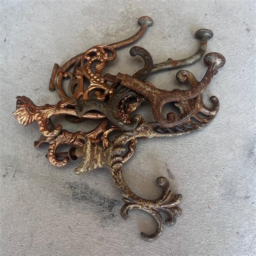 Highly Decorative Antique Hall Tree Salvage Pieces, Steampunk / Victorian / Art / Projects