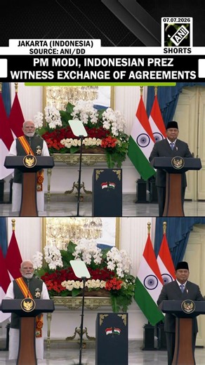 PM Modi, Indonesian Prez Subianto witness exchange of agreements b/w India & Indonesia