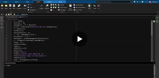 “Music Pitch Shifter in MATLAB I recently completed the Signal Generation and Resampling course in MATLAB, and I wanted to apply what I learned in a small hands-on project. The project I chose is… | Kannan Arul M.V.