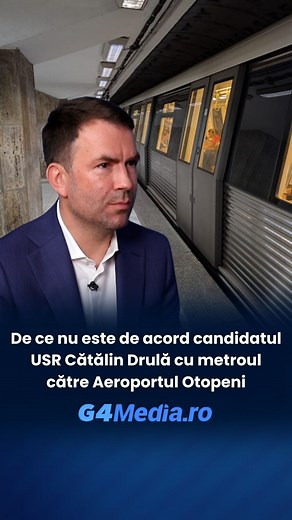 Candidatul USR la Primăria Capitalei, Cătălin Drulă, susține că Guvernul nu are banii necesari pentru a finaliza rapid lucrările la extinderea metroului spre Aeroportul Otopeni și că proiectul ar putea dura cel puțin încă opt ani. El afirmă că magistrala M6 din nordul Capitalei nu este o prioritate, în opinia sa fiind mai importante extinderile M5 Eroilor–Universitate, Iancului–Pantelimon sau M4 Sud. Drulă spune însă că, dacă va ajunge primar, va duce la capăt linia deja începută, posibil chiar