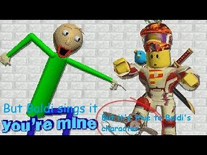 (AI COVER) Baldi sings “You’re Mine”, but it’s true to Baldi’s character