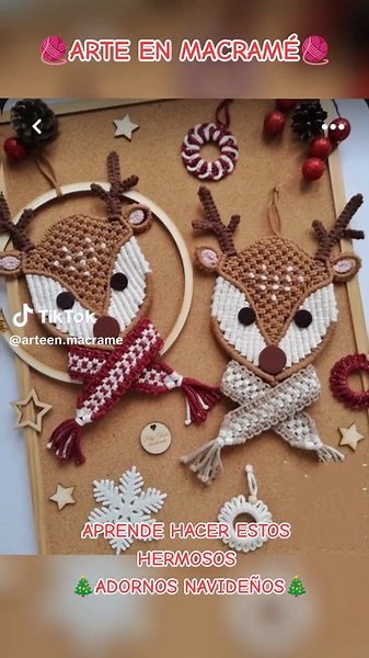 🎄APRENDE HACER ESTOS HERMOSOS ADORNOS NAVIDEÑOS 🎄 PARA OBSEQUIOS A TU FAMILIA Y GENERAR GRANDES INGRESOS💵 VAMOS TE ENSEÑO A MARCA LA DIFERENCIA ✅ 🤩*CLARO QUE ES POSIBLE*🤩 😍 *APRENDERÁS A CREAR TUS PROPIOS DISEÑOS EN MACRAMÉ DESDE CERO Y DE LA MANO DE UNA EXPERTA*😍 ❌ Últimos 10 cupos con el 50% AQUÍ solo por HOY 👇https://go.hotmart.com/Q80516994P?ap=fcdf 🧵Aprende a calcular el hilo, los diferentes nudos, patrones y más ✅ Realiza diseños únicos como porta macetas, telones de fondo, adorno