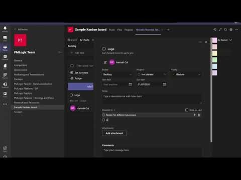 How to make a Kanban board on MS Teams Planner to organise projects- Coffee Project Ep 13