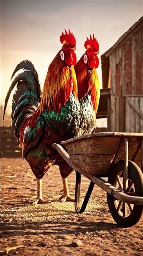The Shocking Truth About This Two Headed Mutant Rooster! #shorts #animalspeed