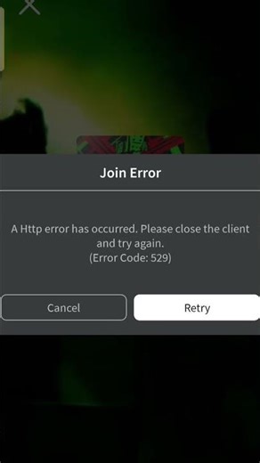 I get (error code:529)