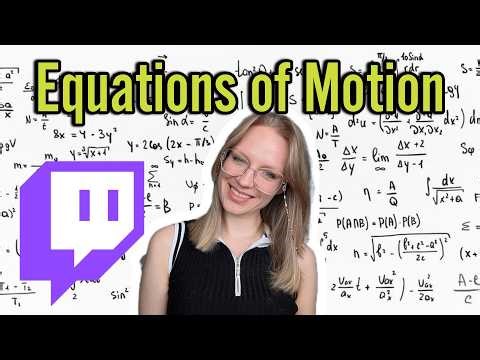 Live Lesson: Equations of Motions in One Dimension
