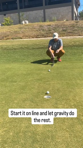 Jake Stevenson on Instagram: "Gravity is the only constant in this sport. Learn a system to predict how much it will affect your ball and I promise your scores will improve 💪🏻 #golf #putting"