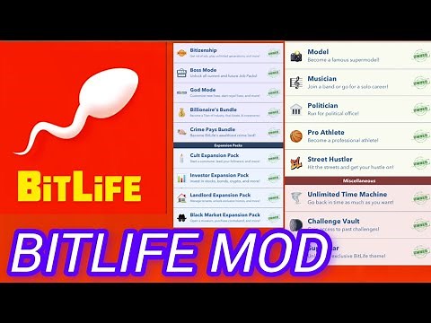 bitlife 3.12.6 Mod Unlock All Marketplace Items modded file