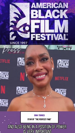 2.5K views · 14 reactions | The legendary Gina Torres chats with BGN about playing Darcy and how important her identity is in this role and in this film. ✨✨✨ #ThePerfectFind #GinaTorres #ABFF #ABFF23 | Black Girl Nerds | Facebook