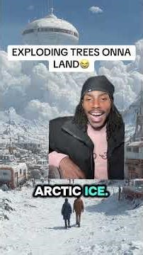 Trees exploding on the land #shorts