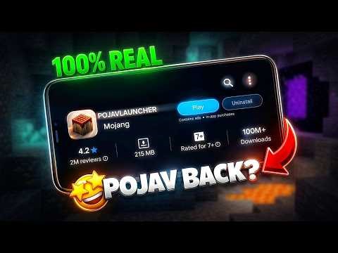 Finally Pojavlauncher Is Back On Play Store! 2026 🔥 | PojavLauncher Officially Returns??