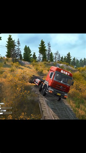 RED TRUCK vs COLLAPSING BRIDGE: Will It Survive?