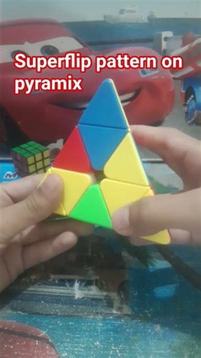 how to make superflip pattern on pyraminx