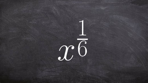 How to write a term with a rational exponent in radical form