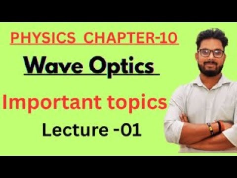 WAVE OPTICS Class 12 Physics Chapter 10