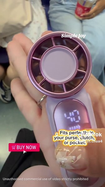 Pocket-sized. Powerful. Pretty. 💨✨ The X688 Mini Fan keeps you cool on-the-go — 6 speeds, LED display, USB rechargeable & fits everywhere! 💖 Perfect for students, travel, or hot SG days ☀️ #StayCool #MiniFanGoals#X688MiniFan #PortableFan #createtowin