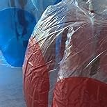 Sportspower Adult Thunder Bubble Inflatable Soccer Suits, Blue, 28"L x 28"W x 46"H