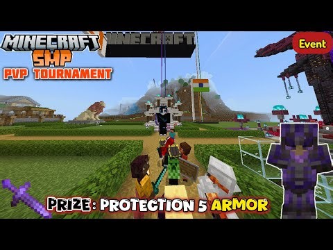 🔥Minecraft SMP PVP Tournament Annouced! | Winner gets Protection 5 armor⚔