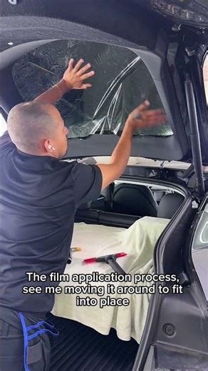 Rear Glass Tint Installation Process Explained