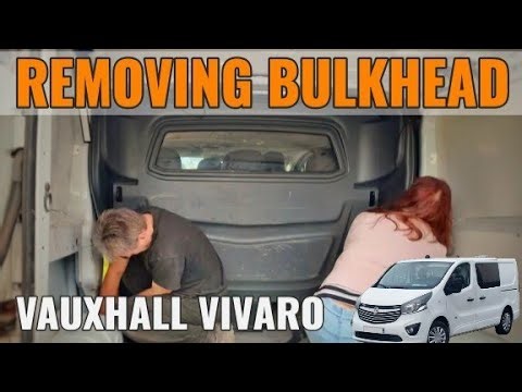 DIY Camper Conversion Removing Bulkhead & Rear Seats Vauxhall Vivaro Crew Cab (How To Video)