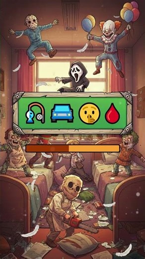 Emoji Challenge: SLASHER Classics Edition! 🪓😱 GUESS by 4! #shorts #horrormovies