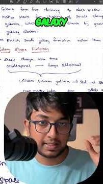 Galaxy Formation: How Dark Matter Shapes the Universe #shorts