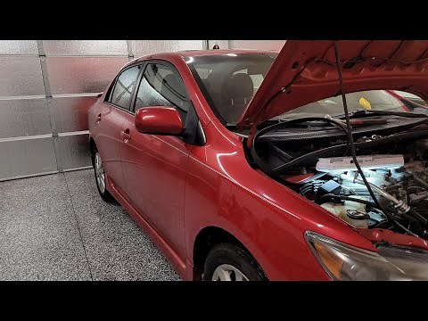 TOYOTA COROLLA 2010 alternator replacement.