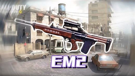 【枪械推荐】最被低估的慢射速步枪?EM2新版本出装思路～（挺吃皮肤的一把枪）