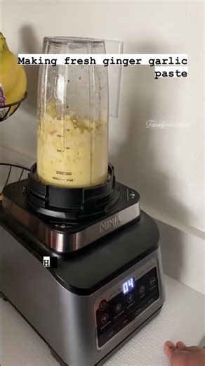 Ninja blender BN801 making of ginger garlic paste #ninjablender #review #blenderreview #influencer