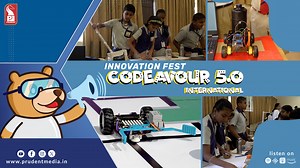 3.7K views · 15 reactions | Codeavour 5.0 International | Innovation Fest | Prudent | 140324 In this special program we take a look at Codeavour 5.0 (Innovation Fest) held recently at Saraswat Vidyalaya High School. Many students had participated in this competition from across the schools. #Innovation #InnovationFest #Codeavour #Robotics #RoboticsCompetition #RoboticsFest | Prudent Media | Facebook
