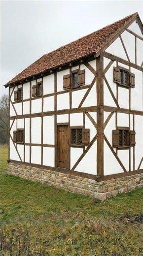 Inside a Real German Fachwerkhaus! 🏡Authentic Timber Frame Interior Tour Check out the cozy interior of this classic German half-timbered house! Exposed oak beams, white plastered walls, tiny leaded windows, and that steep roof vibe – everything feels straight out of history! 😍 Shot casually like on my phone, no fancy edits. Who else loves old European homes? Drop a ❤️ if you'd live here! Tag friends who geek out on historic architecture! #Fachwerkhaus #GermanHouse #HistoricHome #TimberFrame #