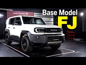 New Toyota Land Cruiser FJ Base Model Everything You Need To Know About This Rugged SUV